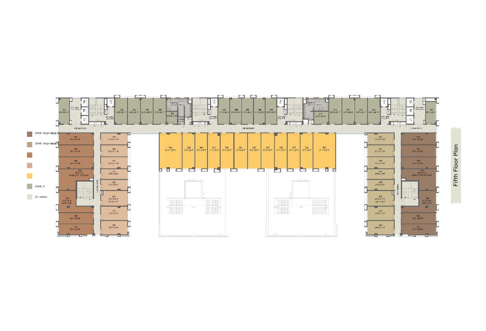 Luxury Blueprint for second floor in downtown