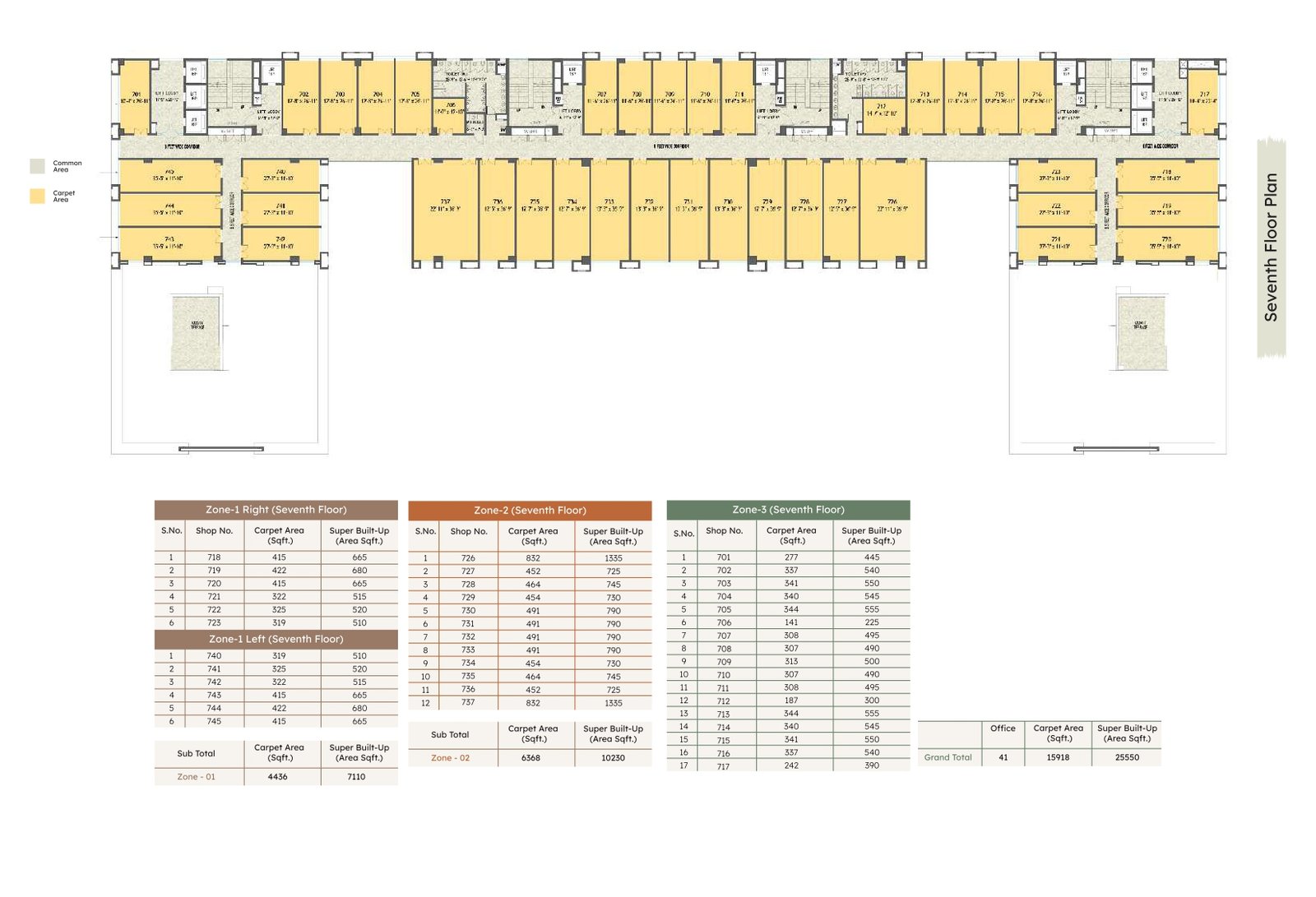 Advanced fourth floor blueprint in Downtown