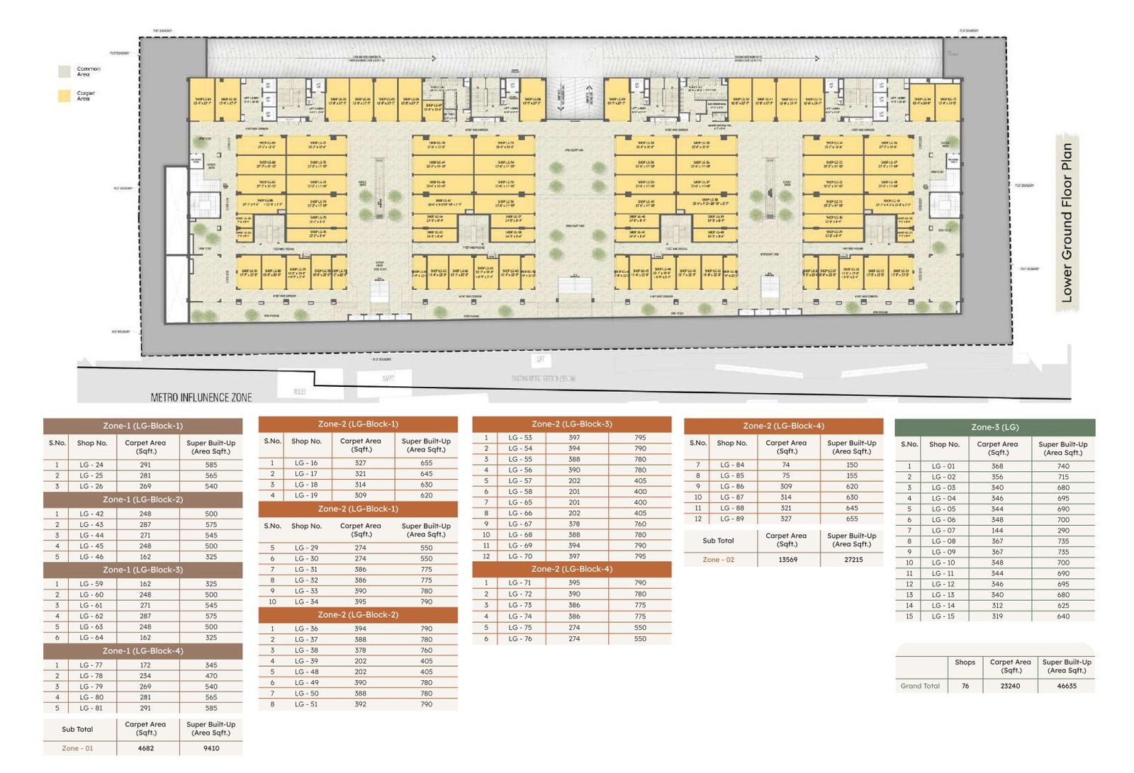 Advanced blueprint By Downtown property for sixth floor